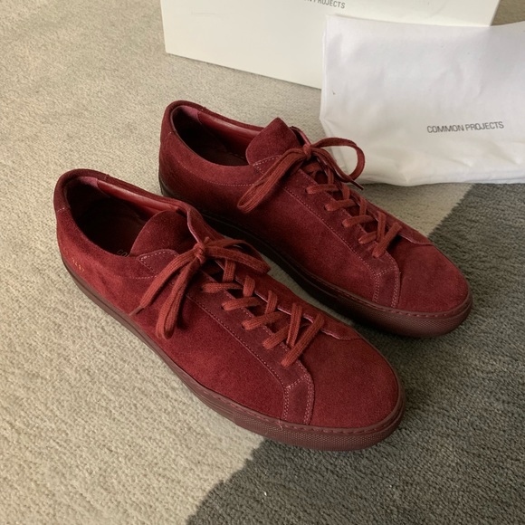 common projects burgundy